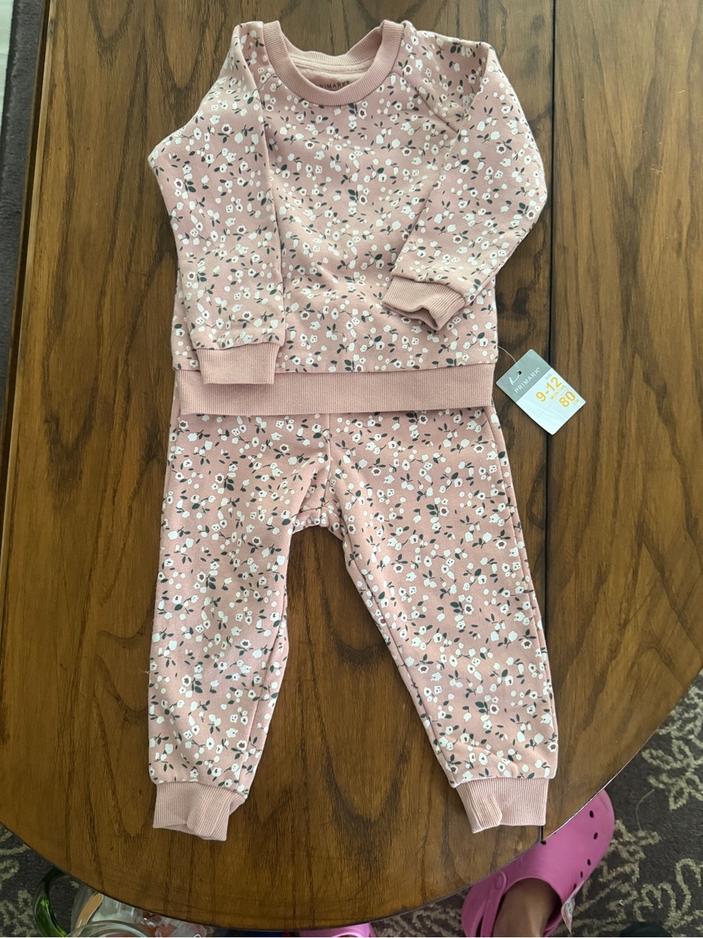 Primark Pink Floral Kids Matching Set